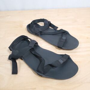 Xero Z-Trek Sandals Men's Sz 13 Strap Black Barefoot Minimalist Hook Loop Buckle